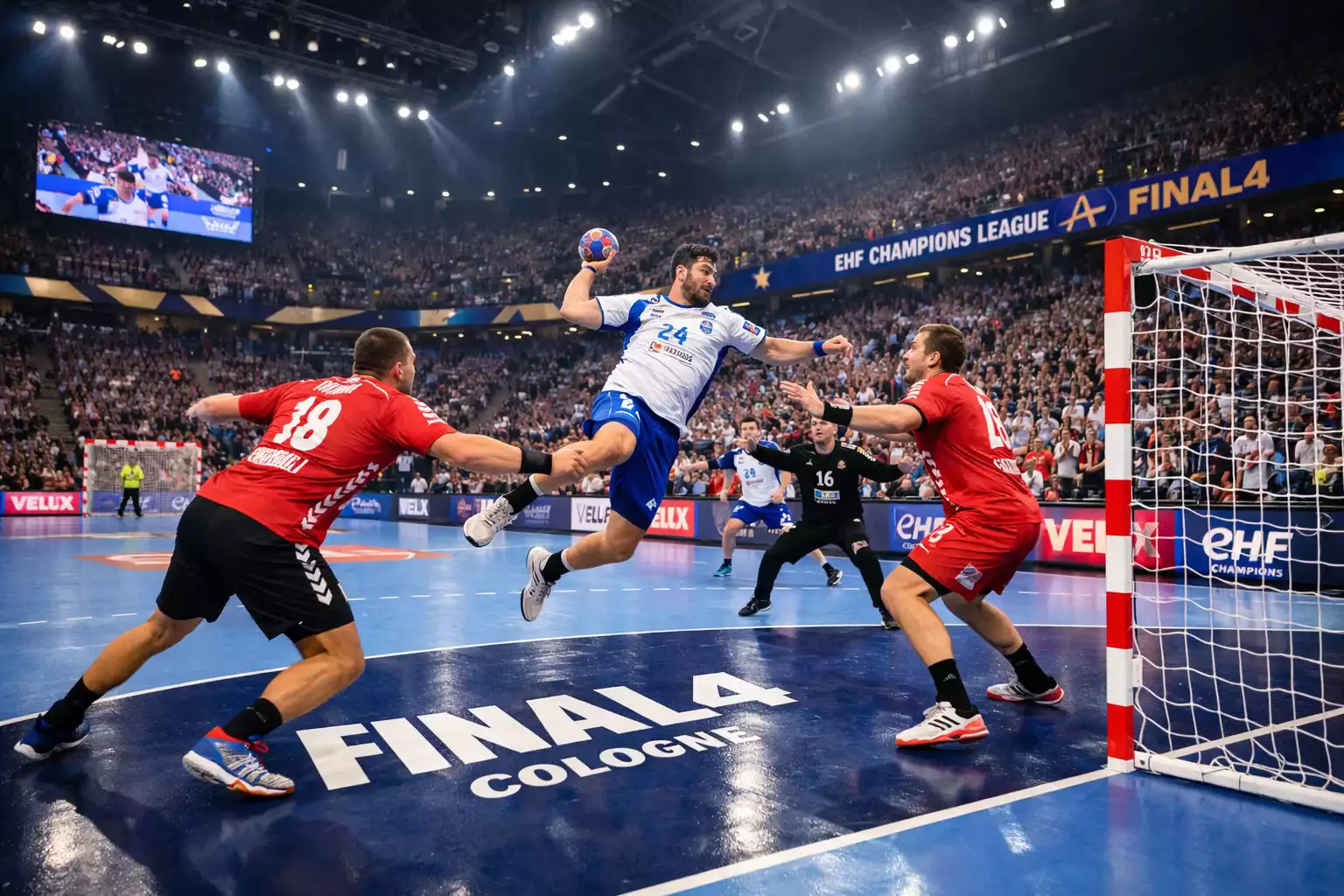 Finale de Ligue des Champions EHF avec troph&eacute;e